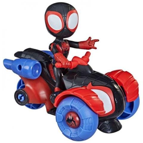 Marvel Spidey And His Amazing Friends - Miles Morales Techno-racer 10 Cm - Foto 1