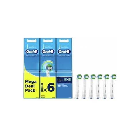 Testine Per Spazzolini Oral-b, Cross Action Rainbow Eb20-6 Testine, Per Adulti, Numero Di Testine Incluse 6, Bianco - Foto 2