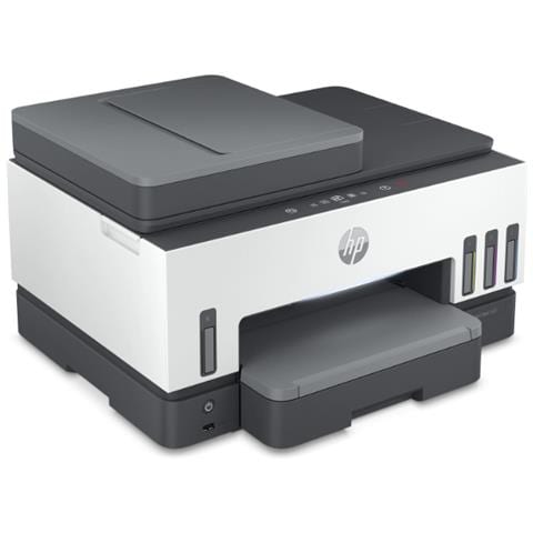 Stampante Multifunzione Smart Tank 7605 Inkjet a Colori Stampa Copia Scansione Fax A4 15 ppm (B / N) 9 ppm (a Colori) Wi-Fi / Ethernet / USB - Foto 2