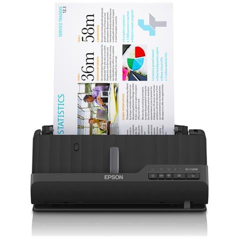 ES-C320W Scanner con ADF + alimentatore di fogli 600 x 600 DPI A4 Nero - Foto 1