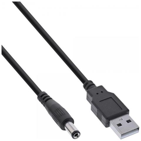 Cavo Adattatore Di Alimentazione Cc Usb - Spina Usb A A Spina Cava Cc 5,5x2,50 Mm - Sc - Foto 1