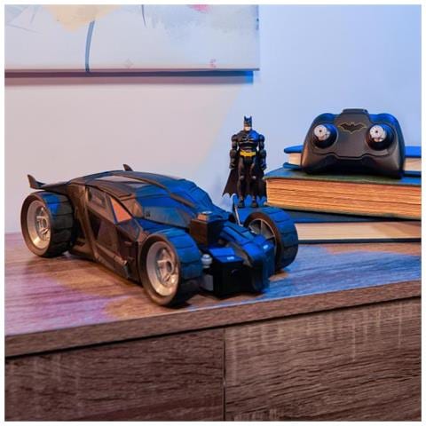 Batmobile Rc 1-20 + Action Figure 10 Cm - Foto 3