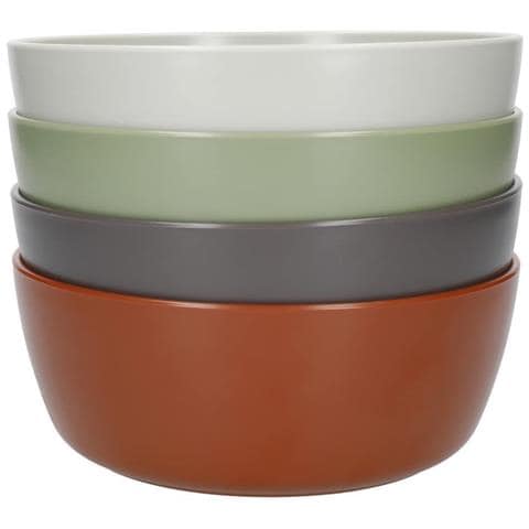 Recycled Plastic Summer Bowls 16cm - Set 4pcs. - Foto 1