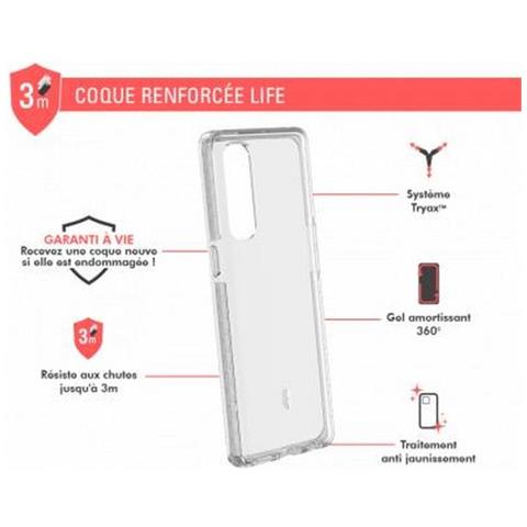 Cover Rinforzata Per Oppo Reno 4 Pro Life, Trasparente - Foto 2