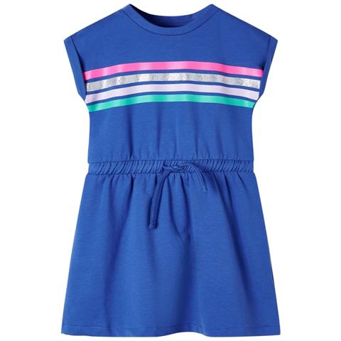 Abito Per Bambini Con Coulisse Blu Cobalto 92 - Foto 1