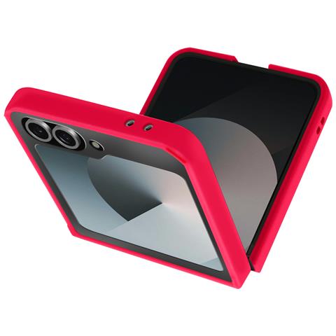 Cover Per Samsung Galaxy Z Flip6 Anello Magnetico Supporto Video - Foto 5