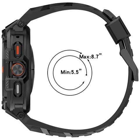Cinturino Integrato Per Samsung Watch Ultra 47mm Black - Foto 2