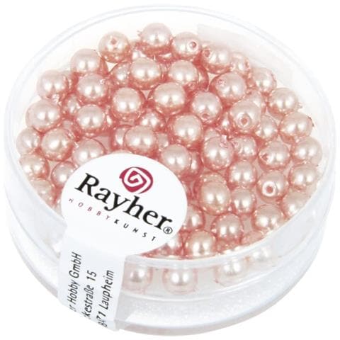 85 Pezzi - Perle Cerate In Vetro Rinascimento 4mm - Colore Rosa Chiaro - Foto 1