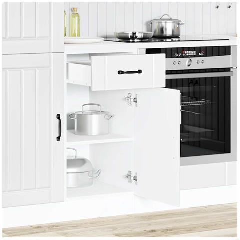 Base Da Cucina Lucca Bianco In Legno Multistrato - Foto 2