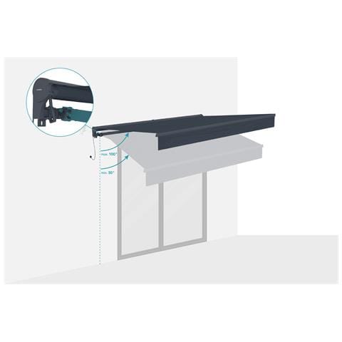Tenda Da Sole Motorizzata Semicassonata Fazzio 3x2,5m Grigia - Foto 2