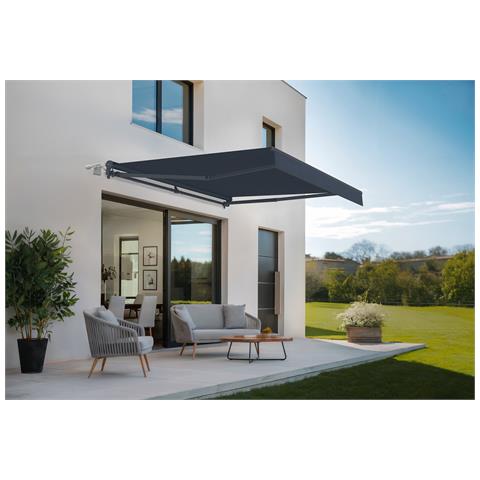 Tenda Da Sole Motorizzata Semicassonata Fazzio 3x2,5m Grigia - Foto 1