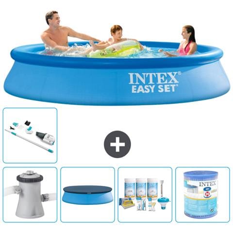 Piscina Fuori Terra - In Giro - 305x61 Cm - Blu - Include Accessori Coordinati A843 - Foto 1