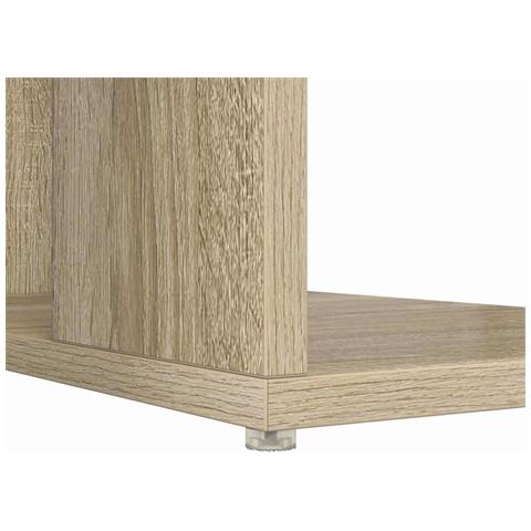 Scrivania in rovere Sonoma Legno ingegnerizzato Scrivania moderna - Foto 9