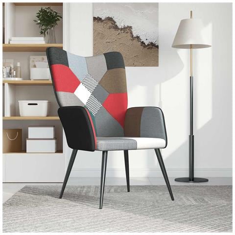 Lusso Casadino -  Sedia Relax In Tessuto Patchwork - Foto 1