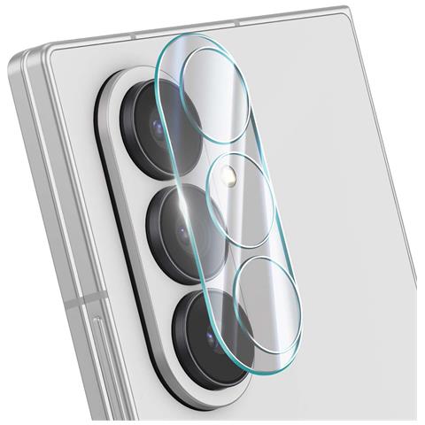 Protezione Obiettivo Fotocamera In Vetro Temperato Per Samsung Z Fold 7 Tripla Lente - Foto 1