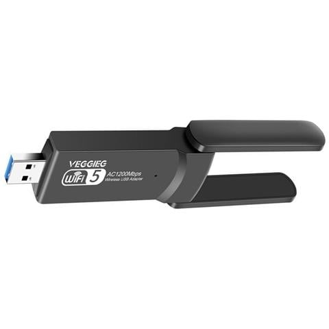 Adattatore Wifi Usb 3.0 A Doppia Antenna 5g Da 1200 Mbps Per Pc Portatili - Foto 2