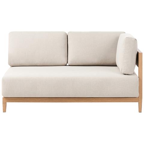 Divano Da Giardino Con Tavolo 2 Posti Sampieri Metallo Marrone Chiaro - Foto 8