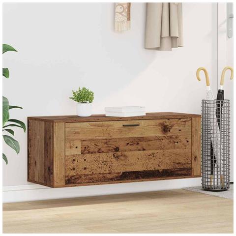 Mobile per scarpe con porta Legno vecchio 100 x 35 x 38 cm - Foto 2