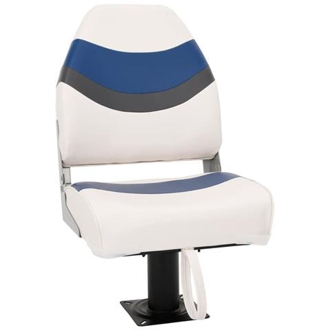 Set Sedile da Barca Pieghevole 2pz con Schienale Alto - Foto 1