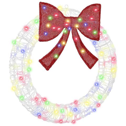 Ghirlanda con 60 LED Multicolore 75 cm Acrilico - Foto 1