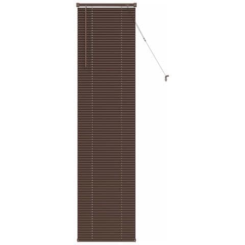 Tenda Veneziana Marrone Scuro con Motivo 213 x 50 cm PVC - Foto 1