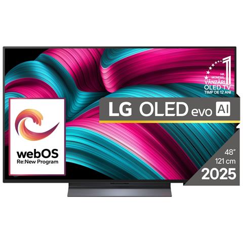 OLED evo AI OLED48C51LA TV 121,9 cm (48") 4K Ultra HD Smart TV Wi-Fi Nero - Foto 2