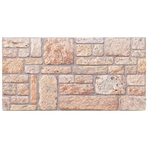 Pannelli da parete 10 pcs Marrone chiaro e bianco 100 x 50 cm - Foto 2