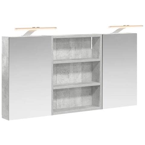 Set di Armadi da Bagno con lo scaffale 3 pcs 100 x 10,5 x 50 cm - Foto 1