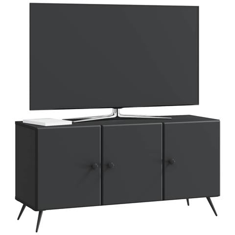 Mobile TV Nero 99 x 34,5 x 50 cm Legno ingegnerizzato - Foto 2