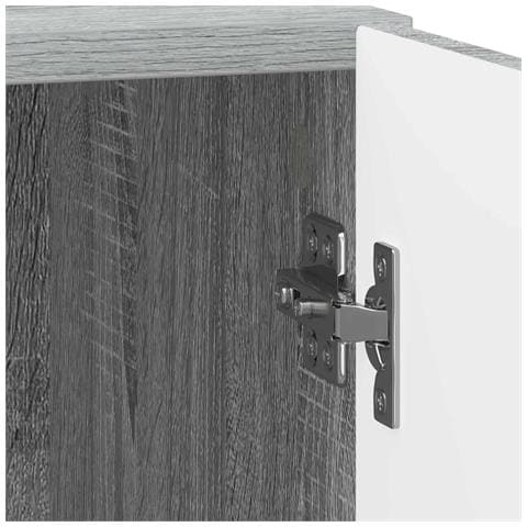 Armadio da Notte 2 pcs Grigio Sonoma 43 x 34,5 x 50 cm - Foto 9