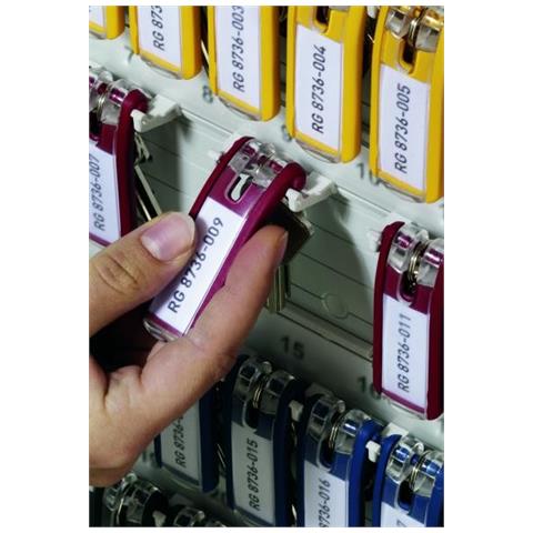 scatola 6 portachiavi key clip rosso durable - Foto 2