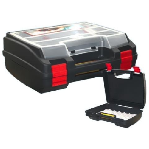 Valigetta porta trapano in plastica antiurto con organizer porta miniature - Foto 2