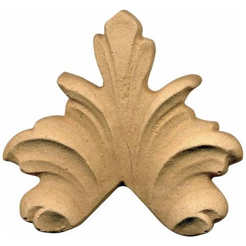 Fregio per Mobili in Pasta di Legno finitura Grezza 75x70 mm art. 03.4514 - Foto 1