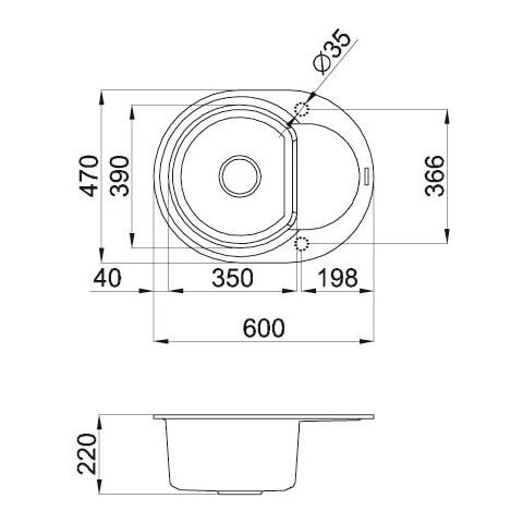 LAV. EASY ROUND 600 60x47 1VG TORTORA 43 - Foto 2