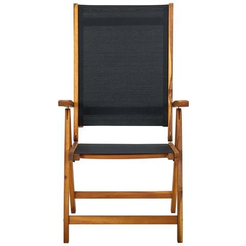 Set Pranzo per Esterni 7pz Acacia Estendibile Tavolo Pieghevole - Foto 10