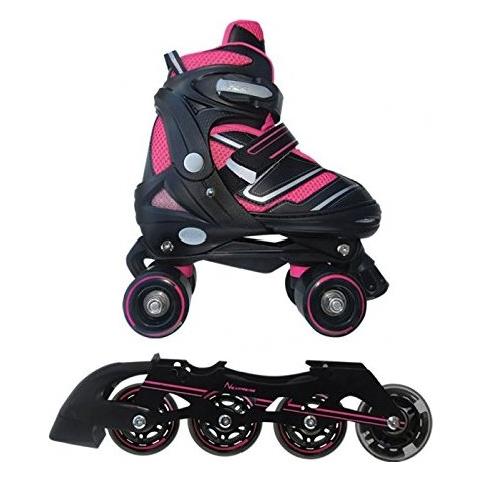 Pattini A Rotelle Trasformabili In Pattini In Linea 2 In 1 Reverse Tg. S Fucsia Art. Grg-057 - Foto 2