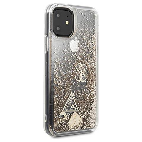Guhcn61glhflgo Cover Glitter Hearts Collection Serie Per Iphone 11, Oro - Foto 2