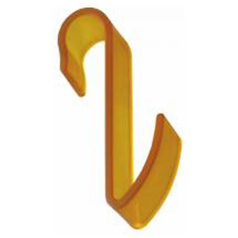 Pika Shop Appendino Per Termoarredo Tubo Orizzontale Modello Hook Giallo - Foto 1