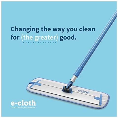 E-panno Pulito Profondo Capo Del Mop - Premium Microfibra. Sostituzione Testa Del Mop Per Il Deep Clean Mop. Utilizzare Solo Con Acqua Per La Pulizia Dei Pavimenti Privo Di Sostanze Chimiche. Perfetto Per Tutti I Tipi Di Pavimento. Blu. - Foto 4