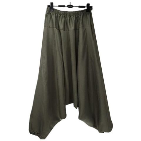 SLOWMOOSE - Pantaloni Larghi Casual Da Uomo In Cotone Con Pantaloni  Incrociati [ verde Militare / 4xl] - ePRICE