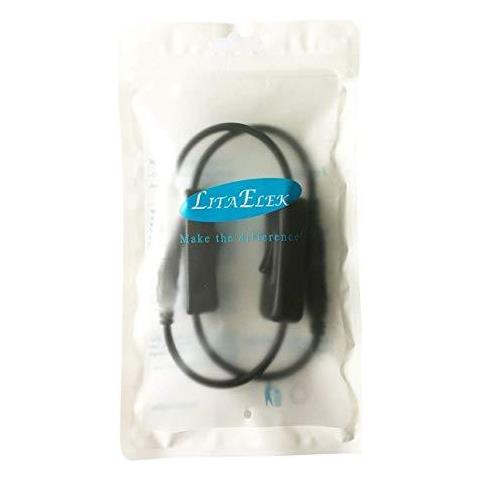 2pcs Dc 12v Inline Cavo Dellinterruttore On Off Rocker Switch Cc Jack 5.5mmx2.1mm Maschio Al Connettore Femmina A Nastro Connect Led Striscia Flessibile Flex Led Fotocamera Ribbon Luce Cctv Di Adattatore Di Alimentazione - Foto 2