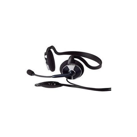 Cuffie Logitech 442 Cavo Stereo - Dietro il collo - Semi-Aperto - 20 Hz - 20 kHz - Placcato Oro - 2,44 m Cavo - Mini-phone - Foto 1
