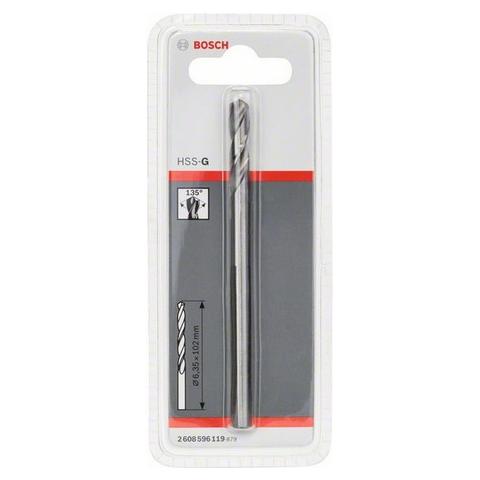 2 608 596 119, Drill, Metallo, Acciaio rapido rettificato (HSS-G) , Attacco esagonale, 50 x 8 x 152 mm, Blister - Foto 1