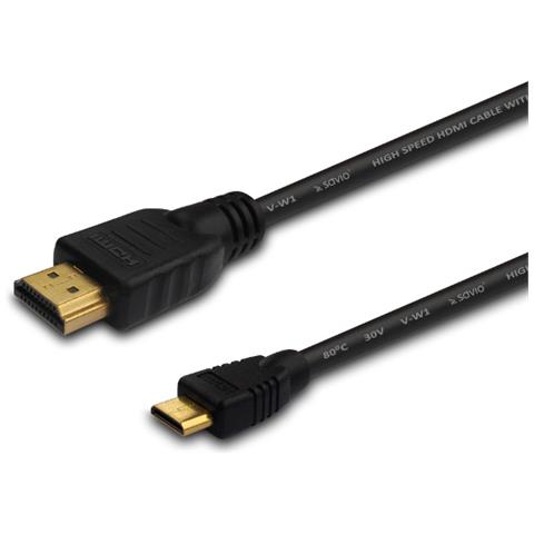 CL-09 1.5m HDMI Type A (Standard) HDMI Type C (Mini) Nero cavo HDMI - Foto 1