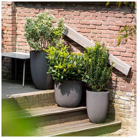 Vaso Elegante Groove 46x58 Cm Antracite - Foto 2