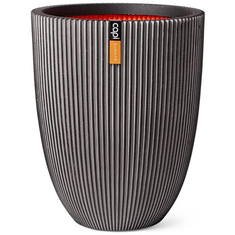 Vaso Elegante Groove 46x58 Cm Antracite - Foto 1