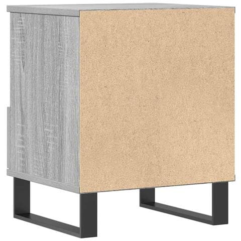 Comodini 2pz Grigio Sonoma 40x35x50 Cm In Legno Multistrato - Foto 10