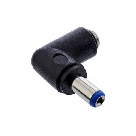 Adattatore Cc - Spina Cava Cc 5,5x2,1 Mm Maschio - Femmina Angolata - Foto 1