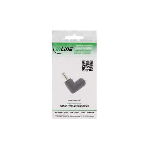 Adattatore Cc - Spina Cava Cc 5,5x2,1 Mm Maschio - Femmina Angolata - Foto 2