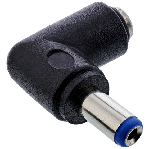 Adattatore Cc - Spina Cava Cc 5,5x2,1 Mm Maschio - Femmina Angolata - Foto 4
